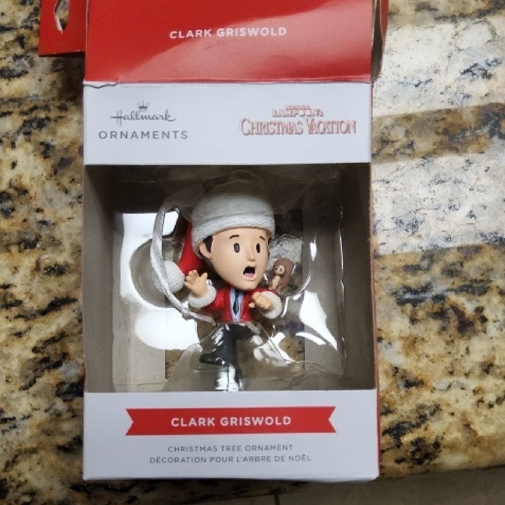 Hallmark Christmas Vacation Clark Griswold Ornament - Red and White